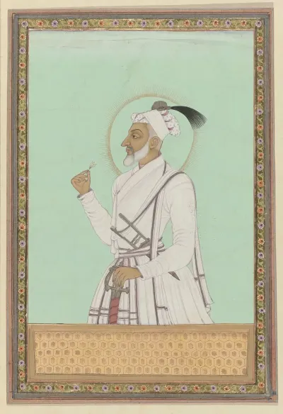 Portret Van Aurangzeb Youngest Son Of Shah Jahan