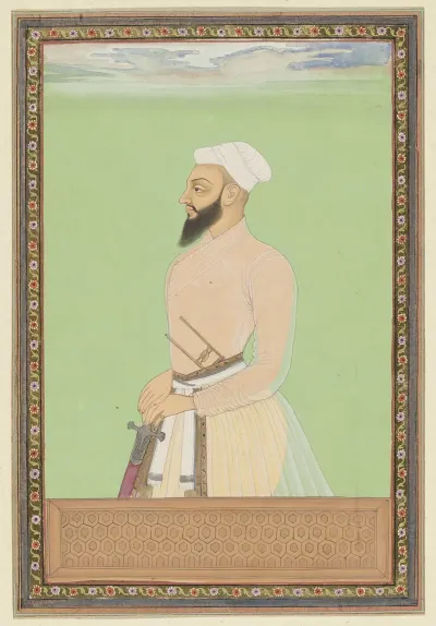 Portret Van Bahlul Khan De Opperbevelhebber Van Sultan Sikander Die Thans Heerser Van Bijapur Is