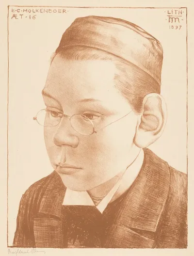 Portret Van Bernard Molkenboer