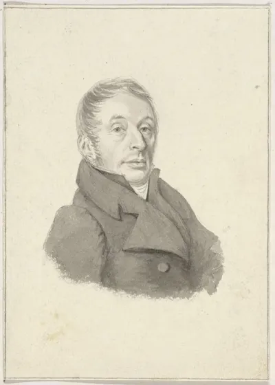 Portret Van Carel Lodewijk Hansen