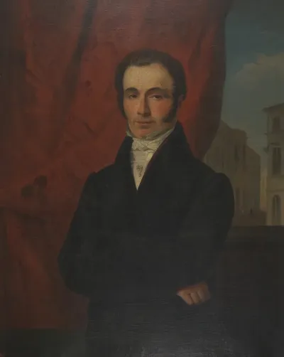 Portret Van Charles Joseph Marie Dhane De Steenhuyse Belgisch Liberaal Politicus Schepen Van Gent Volksvertegenwoordiger En Minister