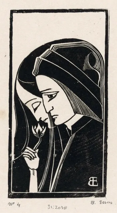 Portret Van Dante Alighieri En Beatrice Portinari