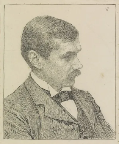 Portret Van De Schrijver Frederik Willem Van Eeden 2