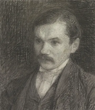 Portret Van De Schrijver Frederik Willem Van Eeden