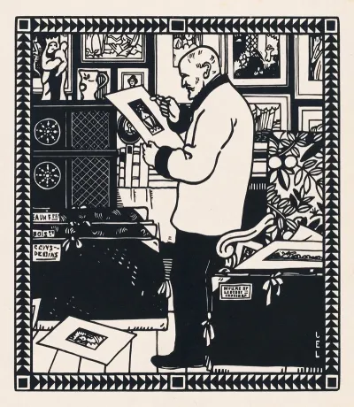 Portret Van De Verzamelaar Alphonse Lotz Brissonneau
