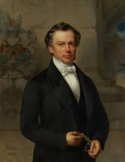 Portret Van Edward Jean Hyacinthe Moretus Plantin