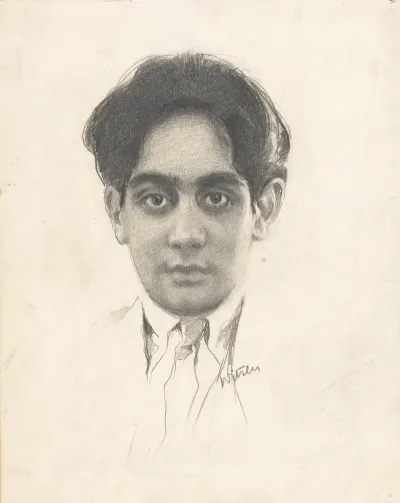 Portret Van Een Half Indische Jongen Toorop