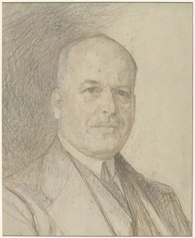 Portret Van Een Heer Waarschijnlijk Walter Cohen