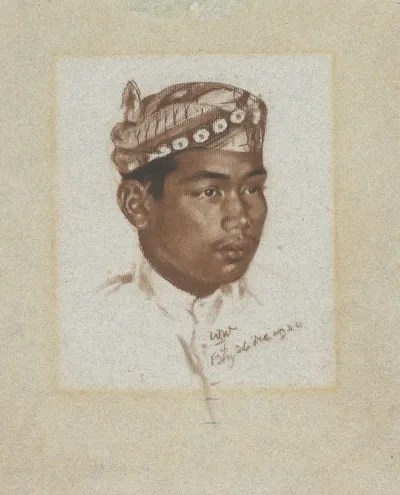 Portret Van Een Indonesische Man Uit West Java Soendanees