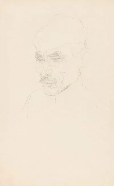 Portret Van Een Javaan Schets