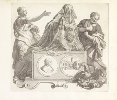 Portret Van Een Lid Van De Familie Barbarigo En De Personificaties Berouw Van Zonden En Meditatie