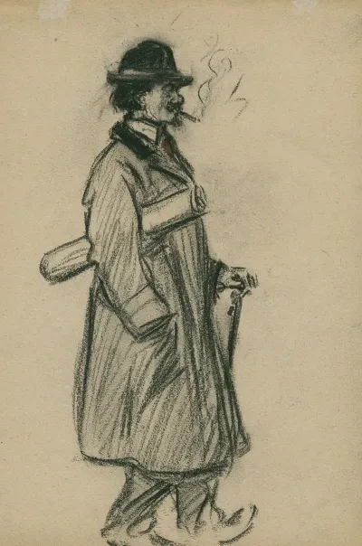 Portret Van Een Man Met Bril