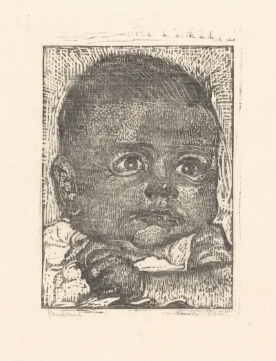 Portret Van Een Onbekende Baby