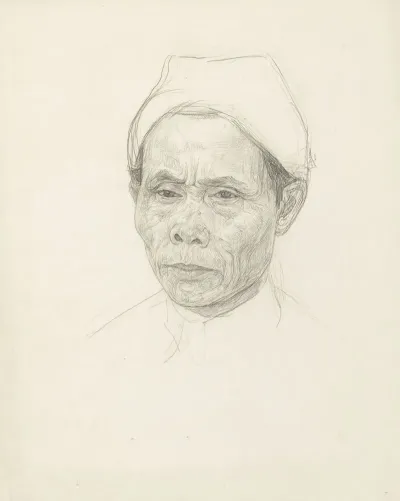Portret Van Een Oudere Javaan