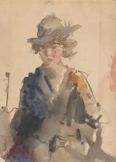 Portret Van Een Vrouw