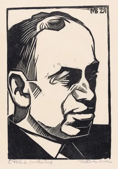 Portret Van Eliazer Polak
