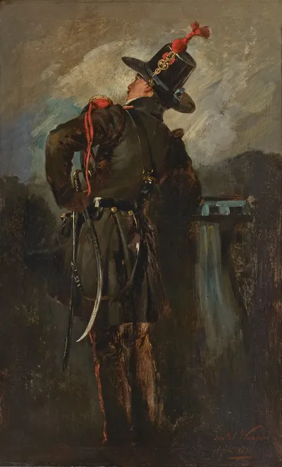 Portret Van Francois Gregoire Kapitein Van Z M Kanneerboot Nr 2