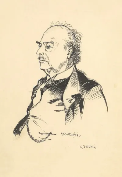 Portret Van G J Honig