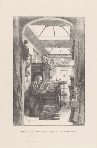 Portret Van Josephus Albertus Alberdingk Thijm