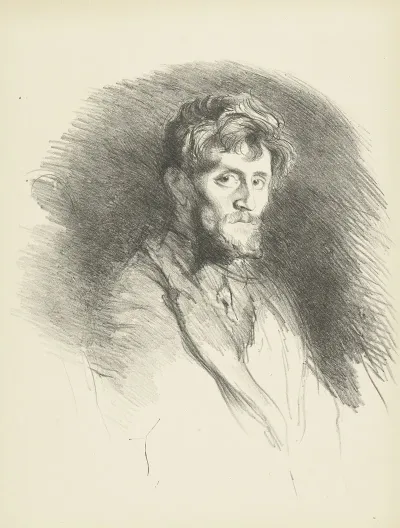 Portret Van Man Met Baard