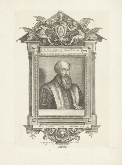 Portret Van Michel De Lhospital