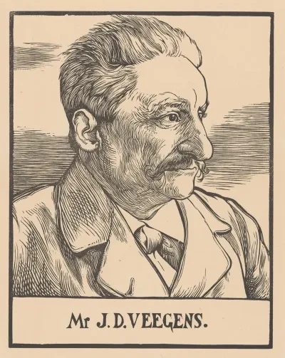 Portret Van Mr J D Veegens
