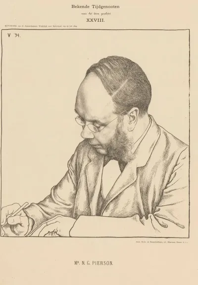 Portret Van Nicolaas Gerard Pierson