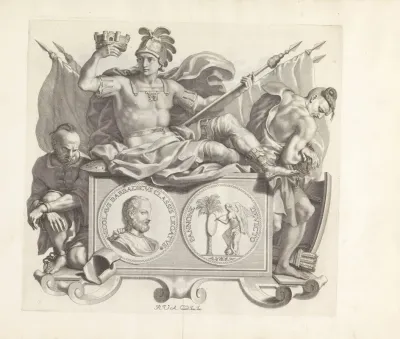 Portret Van Nicolo Barbarigo En De Personificatie Van Militaire Overwinning