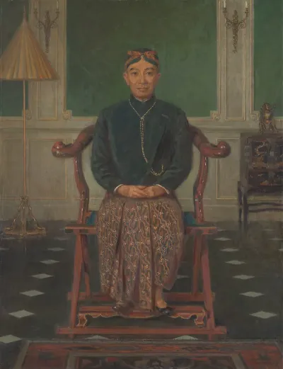 Portret Van Pangeran Ario Soejono Minister Zonder Portefeuille In Oorlogskabinet Te Londen