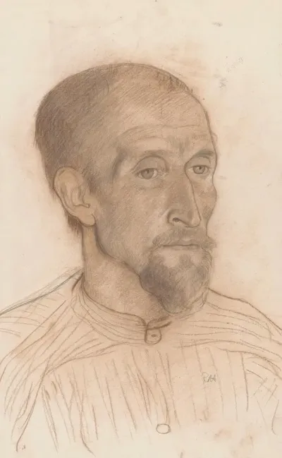 Portret Van Petrus Koninks Naar Rechts