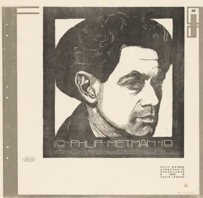 Portret Van Philip Metman