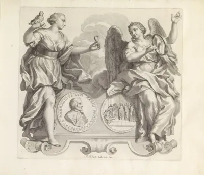 Portret Van Pietro Barbarigo En De Personificaties Oprechtheid En Onsterfelijkheid