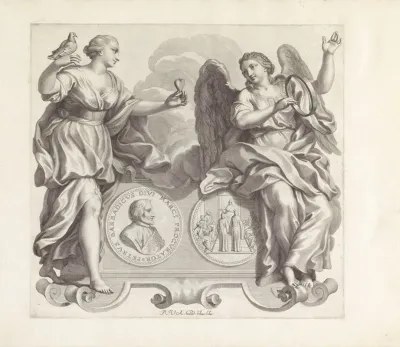 Portret Van Pietro Barbarigo En De Personificaties Van Oprechtheid En Onsterfelijkheid
