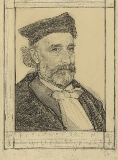 Portret Van Prof Dr Willem Stoeder