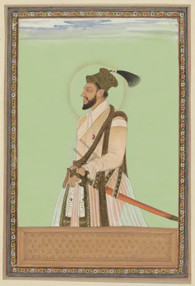 Portret Van Shuja De Zoon Van Shah Jahan Die Na Dara Shikoh Is Geboren En In De Tijd Van Zijn Vader Regeerde Over Bengalen
