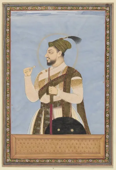 Portret Van Sultan Mahmud Zoon Van Ibrahim Adil Shah Na Zijn Vader Is Hij Heerser Over Bijapur Geweest