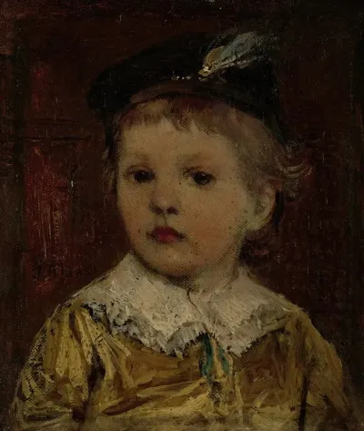 Portret Van Willem Vermoedelijk Willem Matthijs Maris Jbzn Zoon Van Jacob Maris