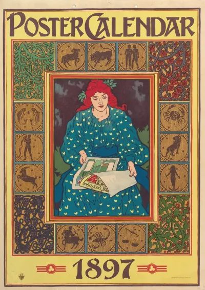 Poster Calendar 1897