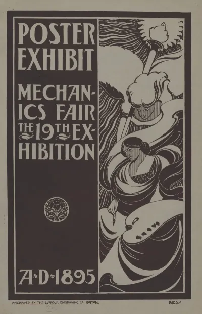 Poster Exhibit Mechanics Fair The 19th Exhibition