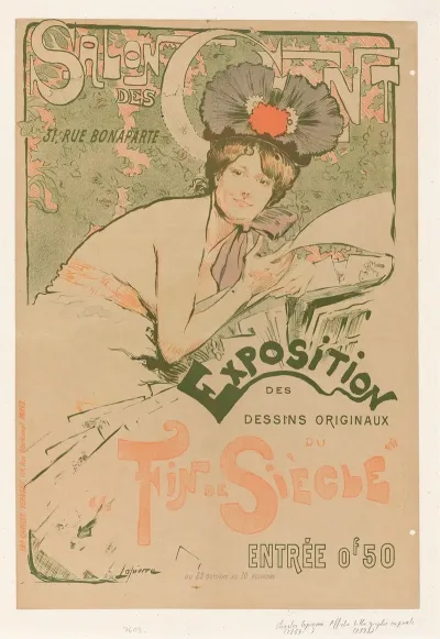 Poster For An Exhibition Of The Salon Des Cent