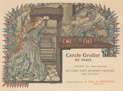 Poster For Cercle Grolier De Paris
