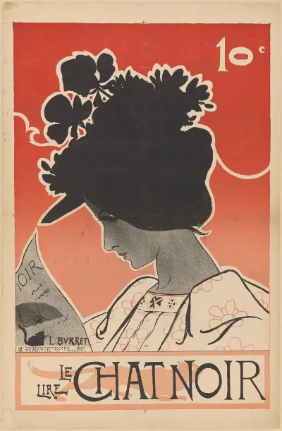 Poster For The Magazine Le Chat Noir