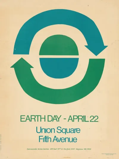 Poster From The First Earth Day