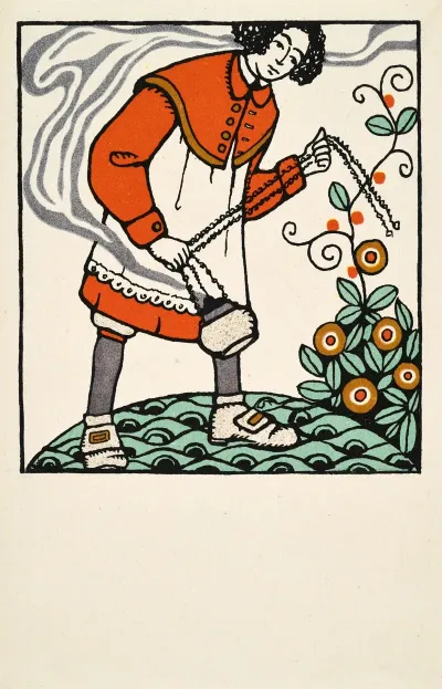 Postkarte Der Wiener Werkstatte Nr 143 Osterkarte