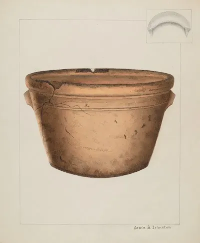 Pottery Flower Pot 3