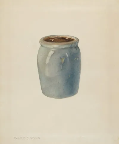 Pottery Jam Jar