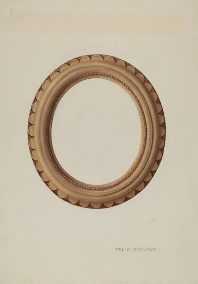 Pottery Picture Frame