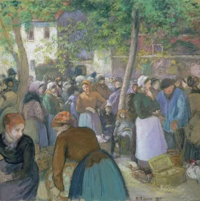 Poultry Market At Gisors