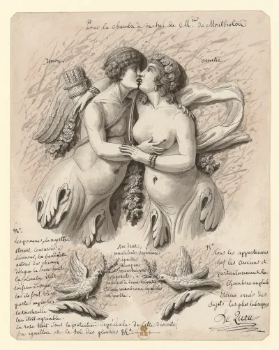 Pour La Chambre A Coucher De Mme De Montholon Amour Amitie