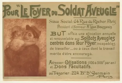 Pour Le Foyer Du Soldat Aveugle